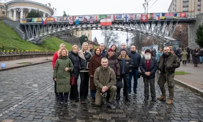Кличко, Палатний та команда «УДАР» вшанували Героїв Небесної Сотні в День Гідності та Свободи