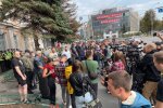 Ветеран у знак протесту порізав собі вени під управлінням поліції у Києві