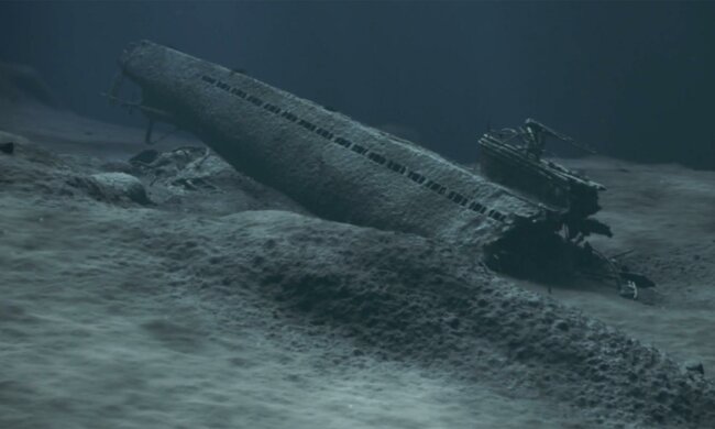подводная лодка на дне