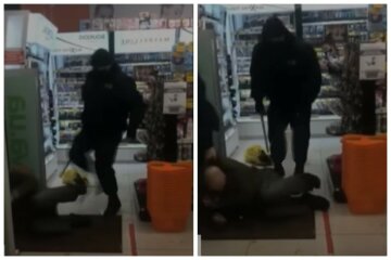Охрана магазина зверски избила человека, который пришел погреться, видео дикости: "Тащили по полу и..."