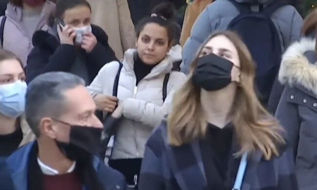 карантин маски люди