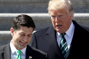 Trump, Paul Ryan Attend Traditional Congressional Luncheon For Irish PM