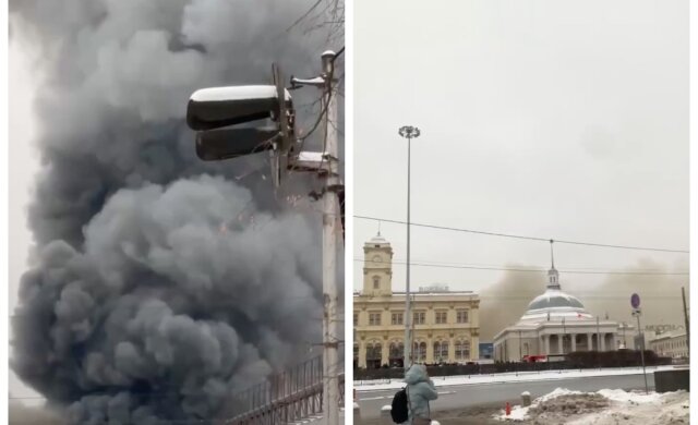Заполыхало в центре Москвы: кадры масштабного пожара
