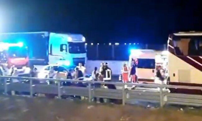 ДТП с украинскими в Италии