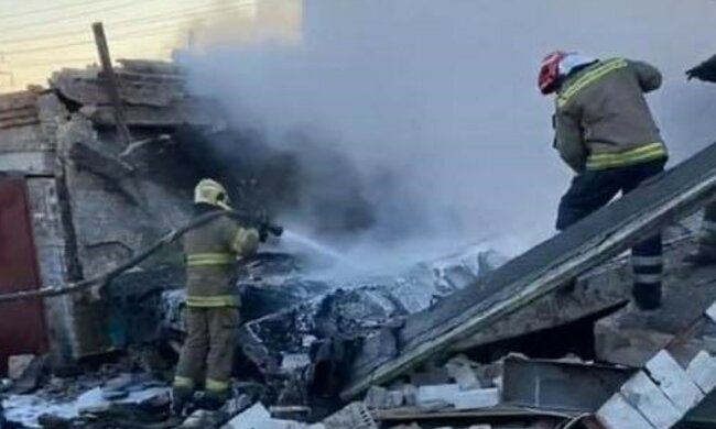 пожарные, пожар