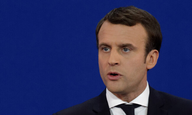 Presidential Candidate Emmanuel Macron Hosts A Meeting At Parc Des Expositions In Paris