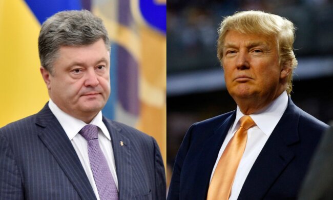 Порошенко, Трамп