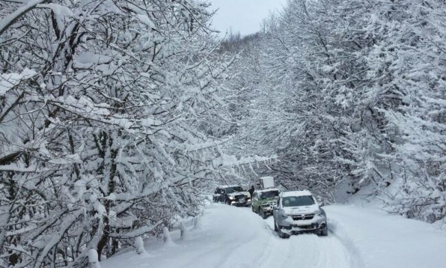 Сніговий апокаліпсис обрушився на український курорт: “почалися екстрені заходи”, фото