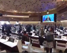 Дипломати вийшли із залу під час виступу Лаврова в Женеві, відео: "Росії вже ніхто не вірить"