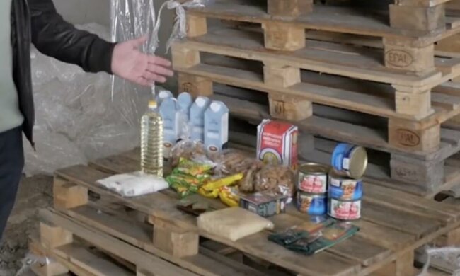 Гуманитарная помощь для пенсионеров в Сумах