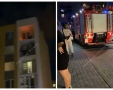 Дитина підпалила квартиру в одеській багатоповерхівці, відео НП: "залишили одного вдома"