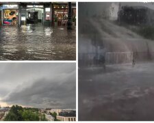 Вода зносила людей з ніг і затопила будинки: проливні дощі накрили Україну, кадри потопу