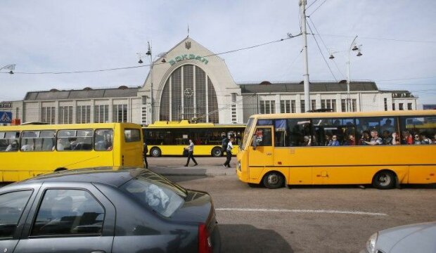 Киев, транспорт, маршрутка