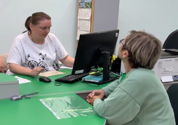 Гуманитарная помощь для пенсионеров в Харьковской области