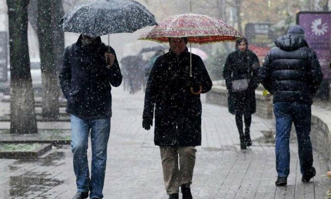 зима, погода