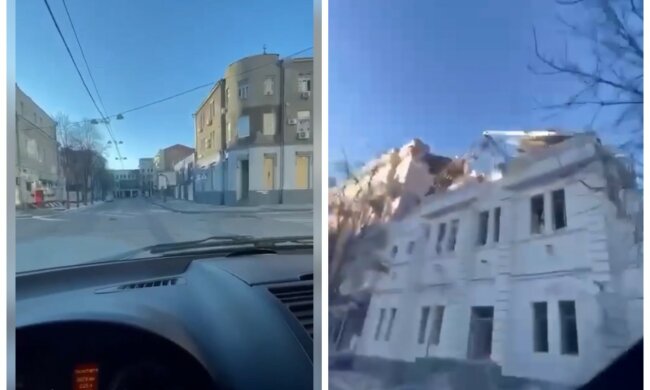 Харків пережив ще одну важку ніч: з'явилося відео з наслідками бомбардування міста