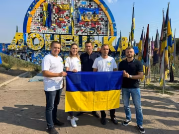 БФ молодіжної ініціативи «Надія» до Дня незалежності України передав велику партію допомоги на Донбас