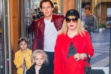 Алла Пугачова, Максим Галкін, Гаррі, Ліза, діти