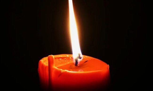 Свічка, горе, траур