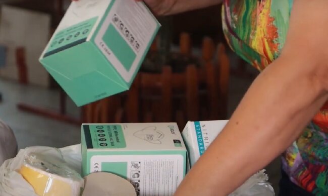 Безкоштовні продукти для ВПО та пенсіонерів у Запоріжжі