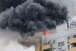 Пожар охватил центральный офис АТБ в Днепре, кадры ЧП: столб черного дыма виден издалека