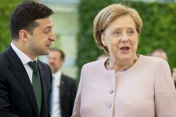 зеленский меркель