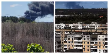 "Палає страшне": сильна пожежа спалахнула під Києвом, перши деталі та фото