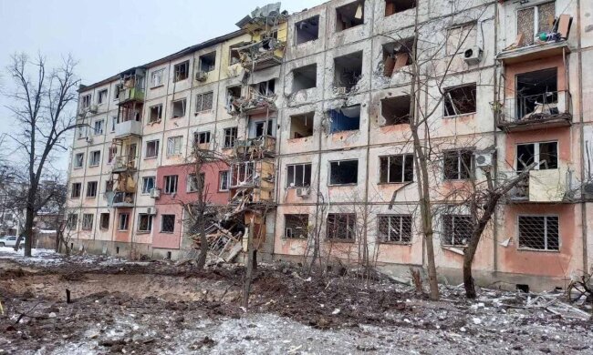 война, руины, Харьков, дом