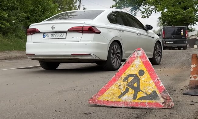 Ограничение движения транспорта в Черкассах