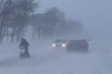 погода в Украине, туман, снегопад