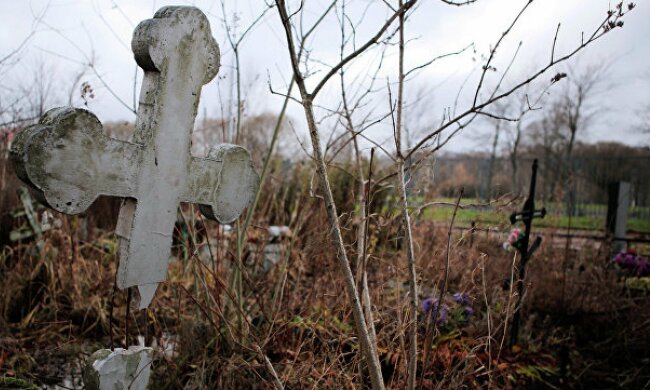 могила, крест, кладбище