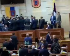 "Женщин не трогай" : в Одессе депутаты метелили друг друга, видео драки