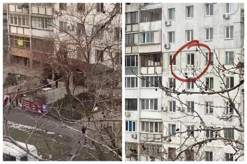 В Одесі з вікна багатоповерхівки випав чоловік: очевидці показали кадри з місця НП