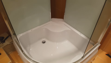 душевая кабина, вода, кран