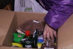 Безкоштовні продукти для ВПО та пенсіонерів у Харкові
