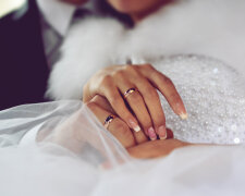 жених, невеста, свадьба, кольца