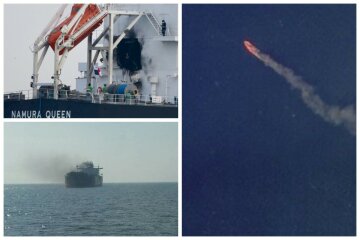 Російські ракети вразили три іноземні судна в Чорному морі: одне затонуло