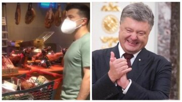 В обвисших штанах: Зеленский уже не брезгует колхозными приемами Порошенко, фото «простолюдина»