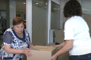 Безкоштовні продукти для ВПО та пенсіонерів у Полтавській області