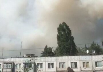 Под Харьковом масштабный пожар подобрался к жилым домам: задействована авиация, кадры