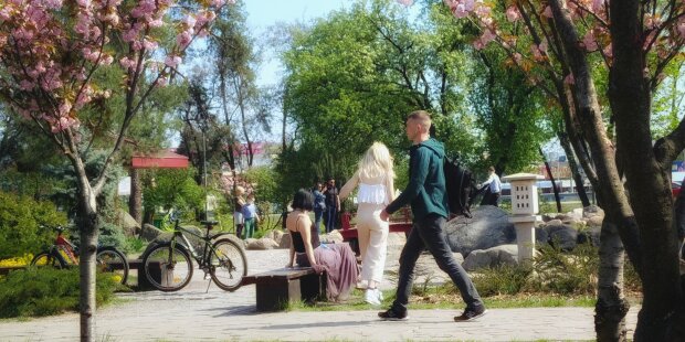 весна погода парк