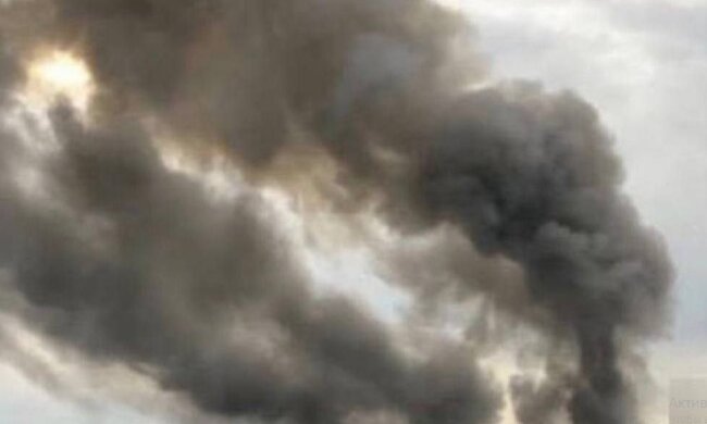 дым, пожар, атака