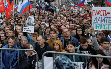 митинг, россия