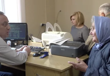 Гуманитарная помощь для пенсионеров в Харьковской области