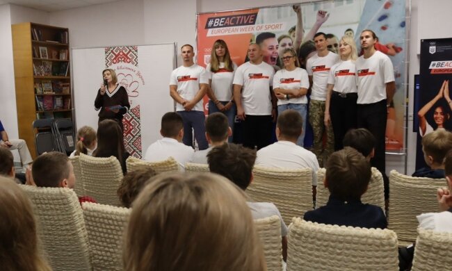 Олімпійський урок #BeActive у бібліотеці