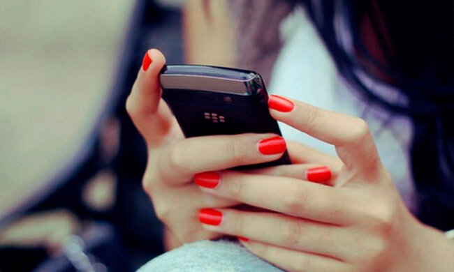 телефон девушка