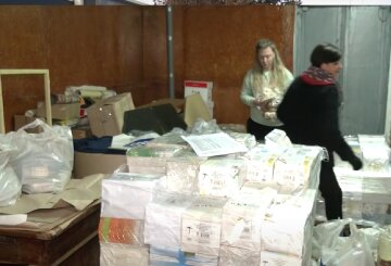 Безкоштовні продукти для ВПО у Полтаві