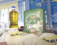 Безкоштовні продукти для ВПО та пенсіонерів в Полтавській області