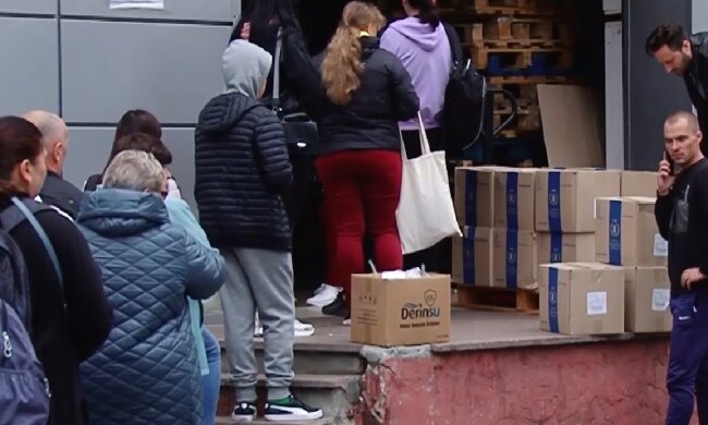 Безкоштовні продукти для ВПО у Миколаївській області