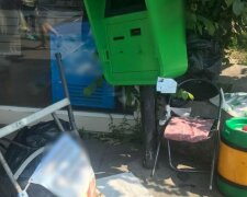 Маршрутка не разминулась с продавщицей кваса: кадры аварии в Полтаве